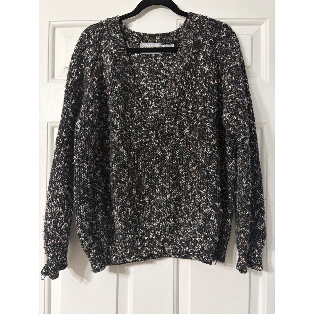 Forenza | Vintage V-Neck Chunky Knit Sweater | XL || Charcoal Multi|